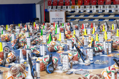 Malatya’da 300 okula spor malzemesi desteği