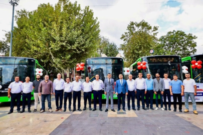 Denizli'de toplu ulaşım filosuna 30 yeni otobüs