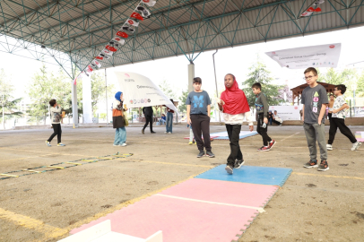 Ankara Keçiören'de sokak oyunları hayat buldu