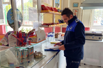 Bursa İnegöl Zabıtası'ndan okul kantinlerine sıkı denetim