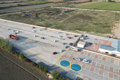 Bursa İnegöl'de yeni sürücü eğitim alanı faaliyete geçti